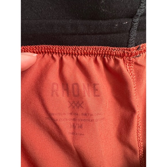 Rhone Men's Mako Tech Shorts Rust Baked Clay Athletic Gym Short Size M - Picture 4 of 7